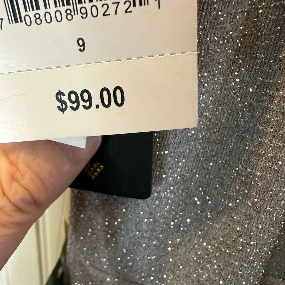 City Triangles Sz9 (juniors) Formal Dress Silver - Picture 3 of 7